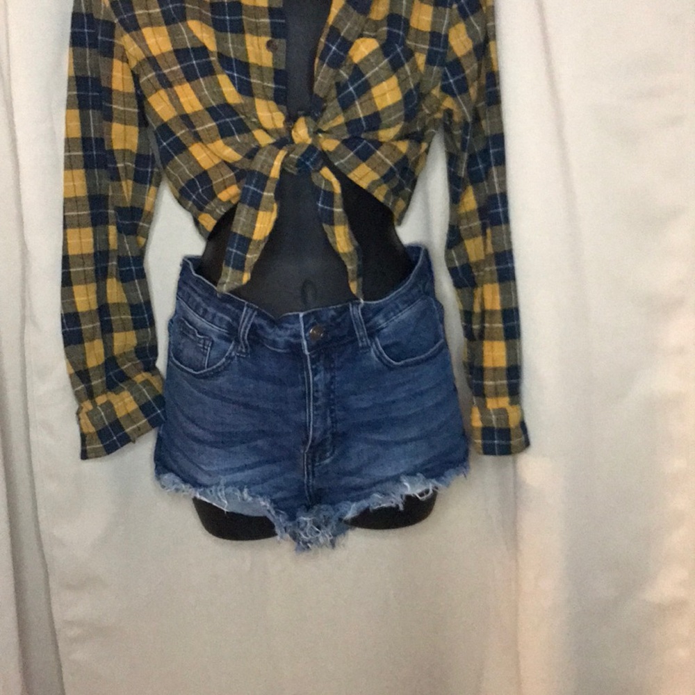 Denim shorts
